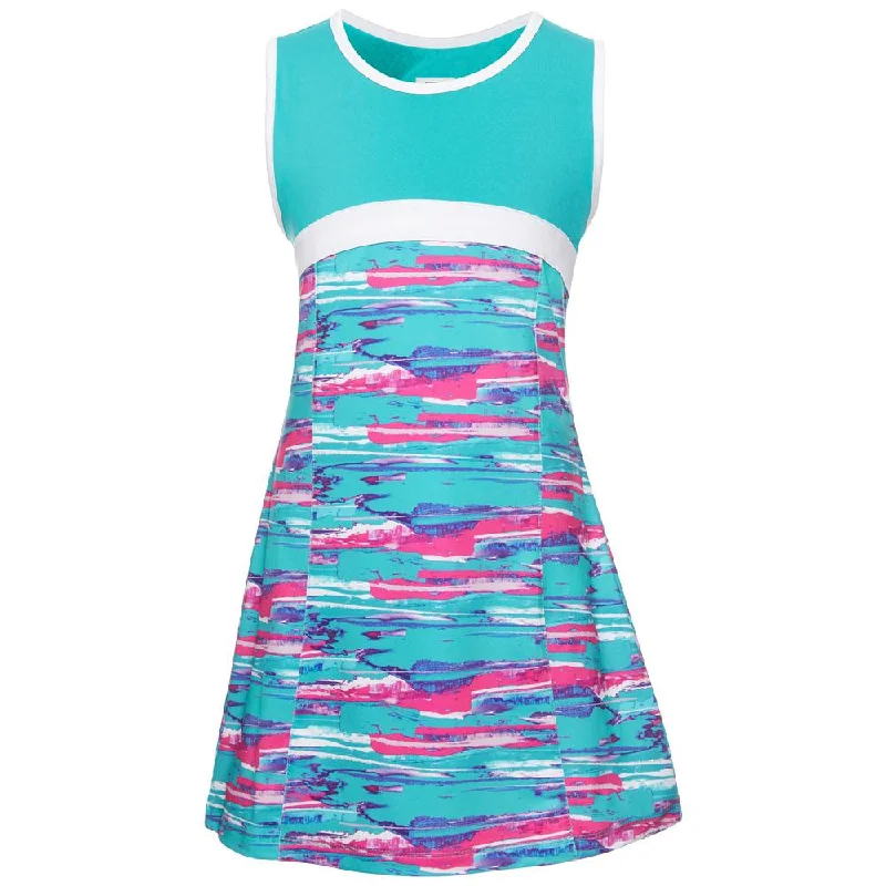 Fila Girl's Blue Wave Dress - Bluebird Bodycon Club Sequined