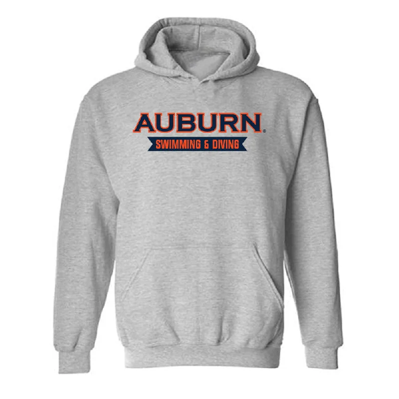 Auburn - NCAA Women's Swimming & Diving : Meghan Lee - Hooded Sweatshirt Generic Shersey Hoodie with Tied Waist Feminine Flattering