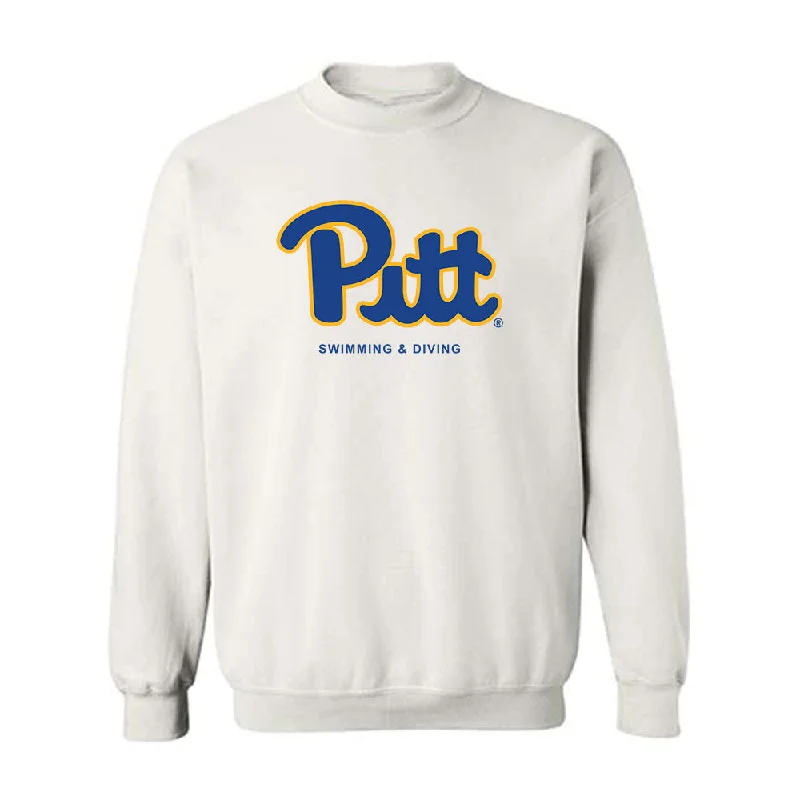 Pittsburgh - NCAA Women's Swimming & Diving : Parker Del Balso - Crewneck Sweatshirt Sports Shersey Hoodie with Slim Fit Tailored Modern