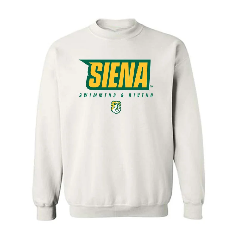 Siena - NCAA Women's Swimming & Diving : Madelyn Buck - Crewneck Sweatshirt Classic Shersey Hoodie with Patch Decorative Personalized