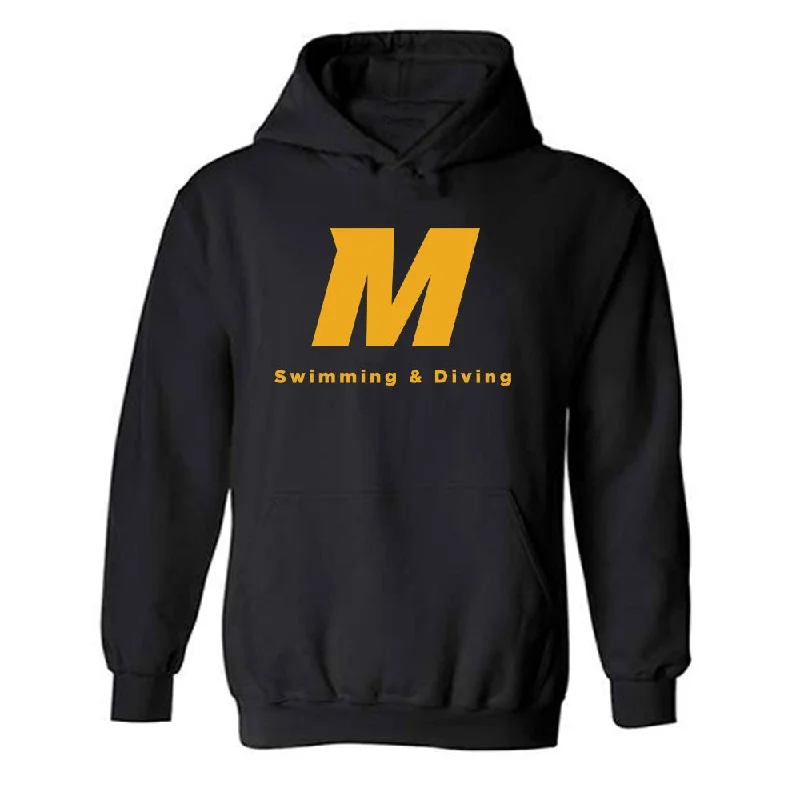 Missouri - NCAA Women's Swimming & Diving : Brecken Merkel - Hooded Sweatshirt Sports Shersey Hoodie with Hem Patch Decorative Personalized