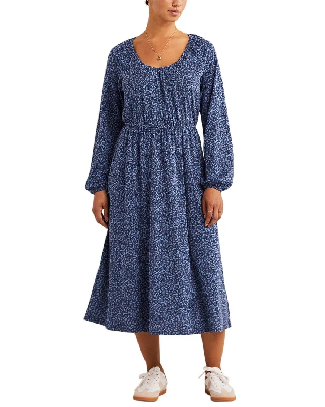 Boden Scoop Neck Jersey Midi Dress Tunics Evening elegant