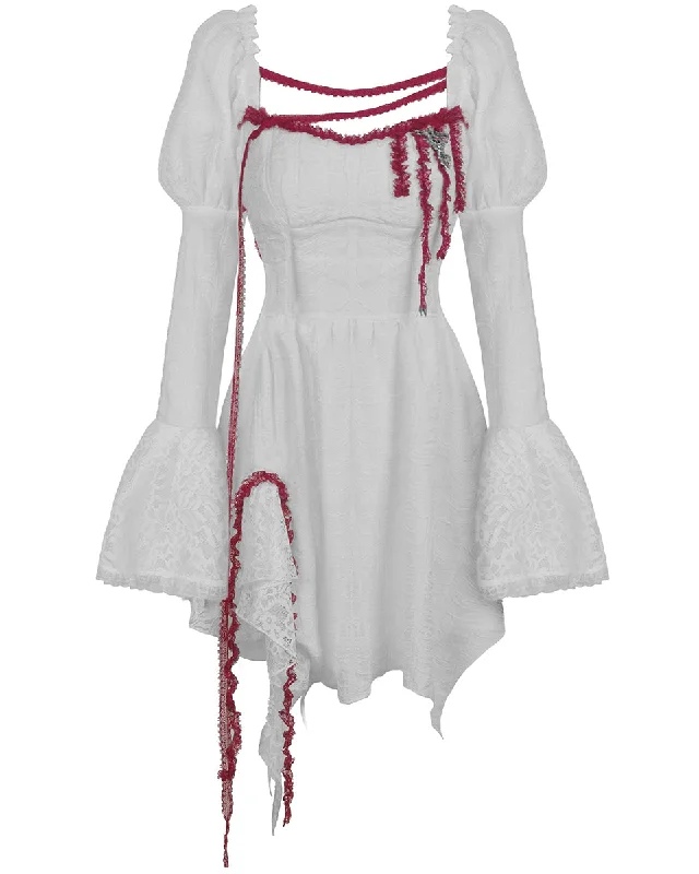 Dark In Love Bloodstained Bride Gothic Dress Tunics Distressed trendy