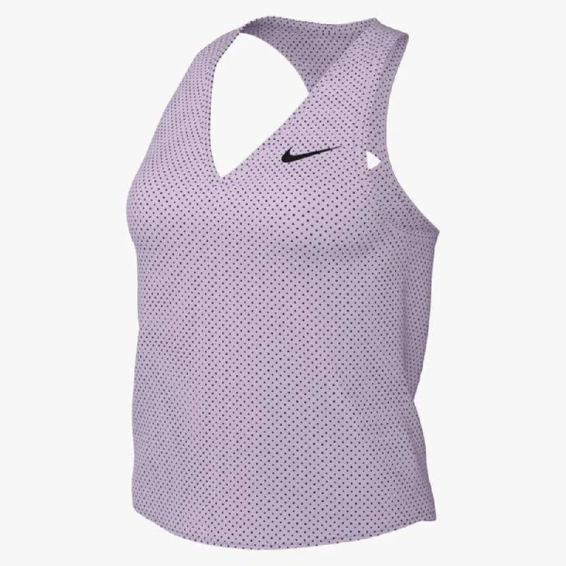 Nike Women's Dri-FIT Victory Tank (Doll/Black) grey tank top