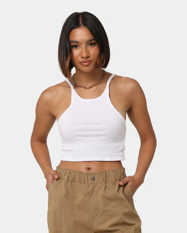 XXIII Women's Alohi Cropped Tank White loose fit tank