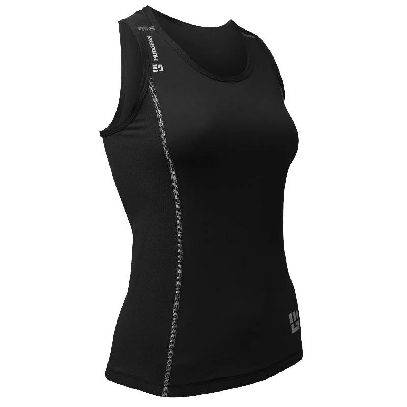 Women's Performance Racerback Tank (Black) lightweight tank top