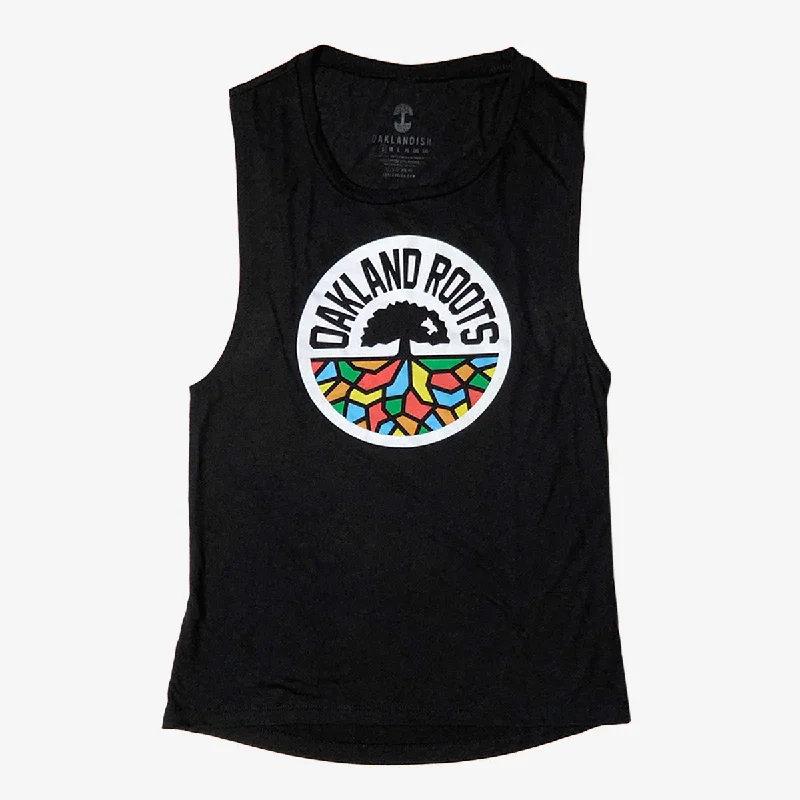 Women's Oakland Roots SC Logo Tank cute tank top