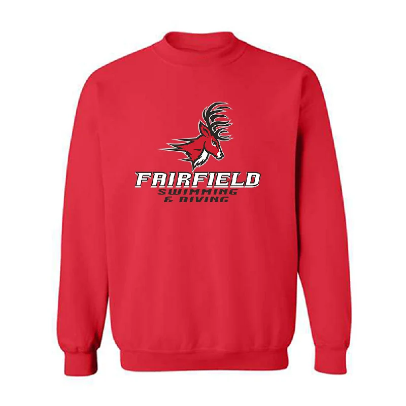 Fairfield - NCAA Women's Swimming & Diving : Sydney Scalise - Crewneck Sweatshirt Classic Shersey Hoodie with Elastic Cuffs Stretchable Comfortable