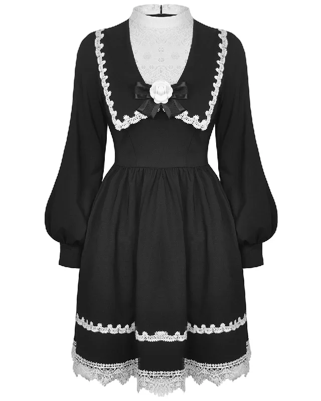 Dark In Love Eusebia Gothic Lolita Rose Dress Tunics Sale discount