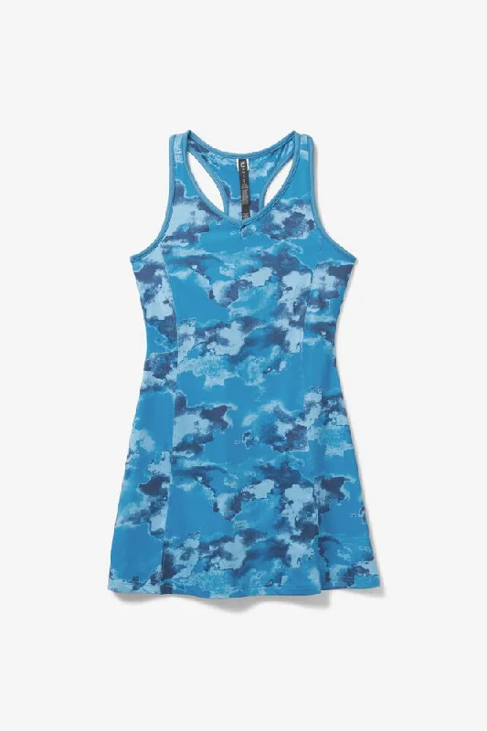 Fila Women's Deuce Court Printed Dress - 461 Floral Print girly