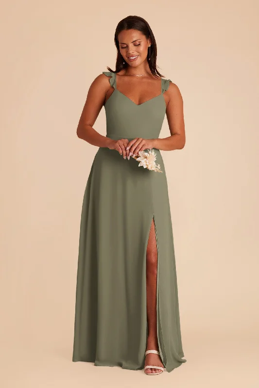 Doris Chiffon Dress - Thyme Tunics Long Elegant