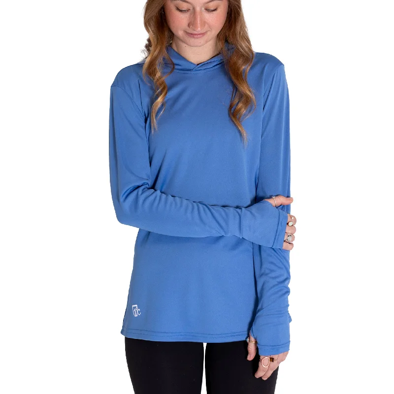 Womens UV Sun Hoodie - Riverside Hoodie with Puffed Sleeves Voluminous Trendy