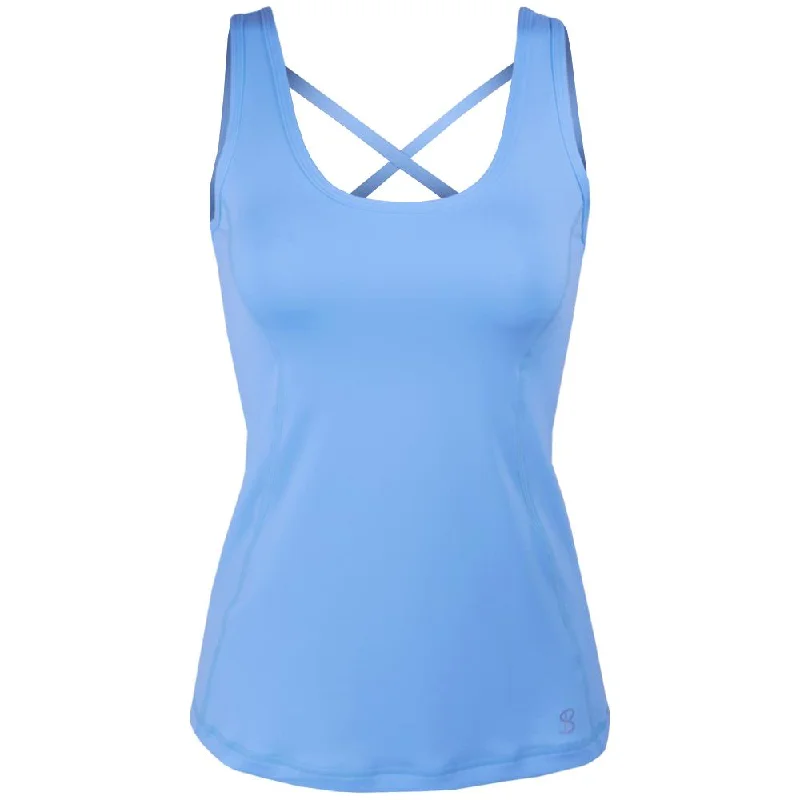 Sofibella Women's UV Colors X Tank - Periwinkle print tank top