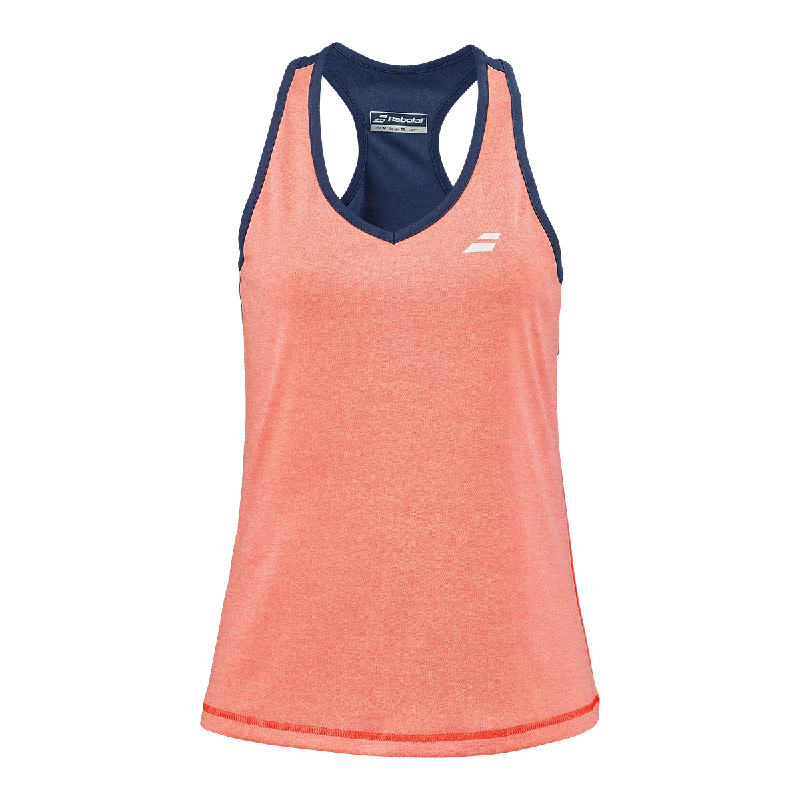 Babolat Women's Play Tank Top Fluo Strike Estate Blue bronze tank top