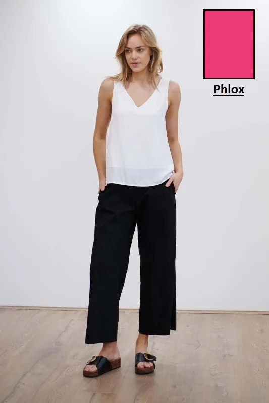 Audrey Tank in Phlox F67 2703 by Mela Purdie grey tank top