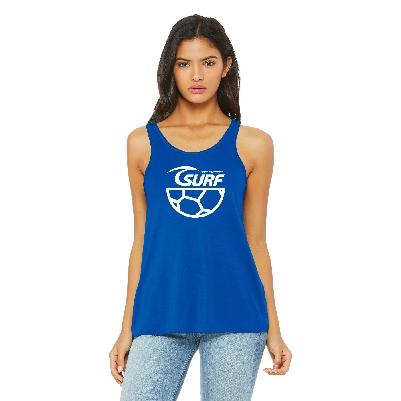 SDSC ESCONDIDO LOGO BELLA+CANVAS  FLOWY RACERBACK TANK playful tank top