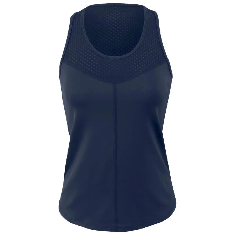 Lija Women's Force Tank - Dark Navy v-neck tank top