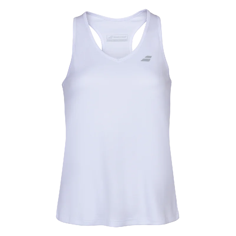 Babolat Women's Play Tank Top White gold tank top