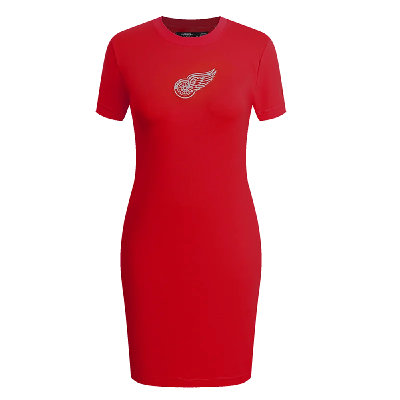 NHL DETROIT RED WINGS CLASSIC WOMEN'S BODY CON DRESS (RED) Tunics Sale discount