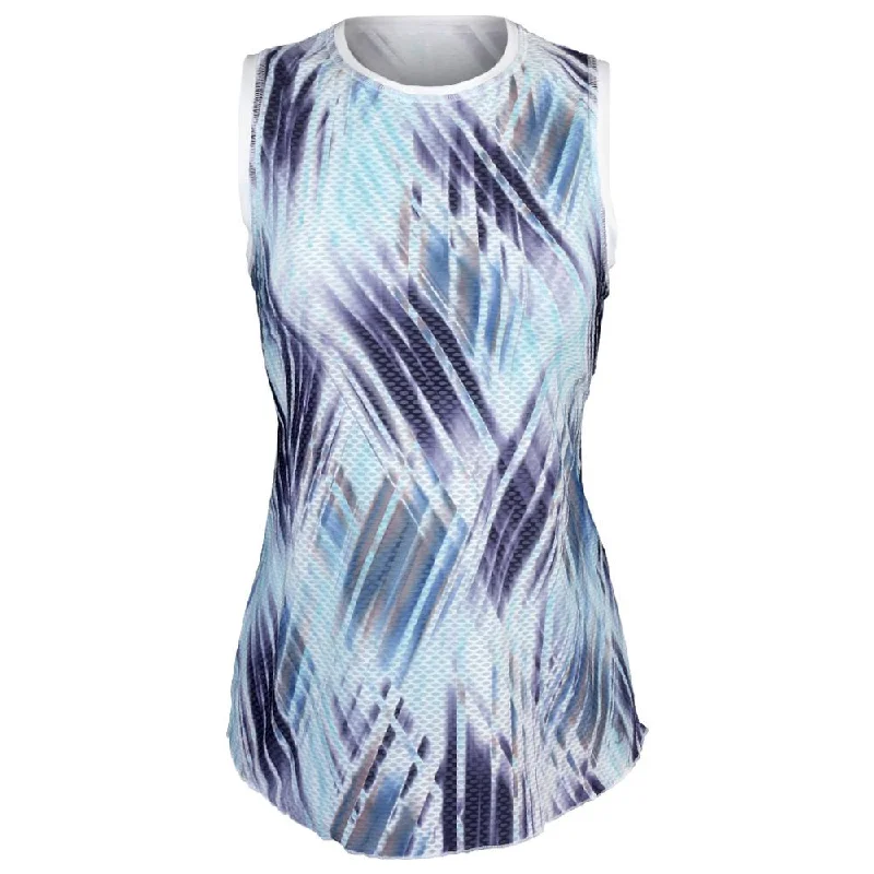 Sofibella Women's Air Flow Tank - Speed Lines solid color tank