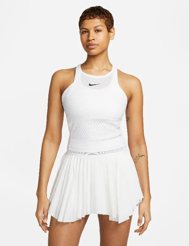 NikeCourt Dri-FIT Slam Tank - White/Black boho tank top