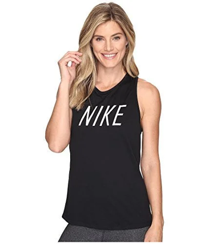 Nike Dry Training Tank Black/White Women's Sleeveless - Small adorable tank top