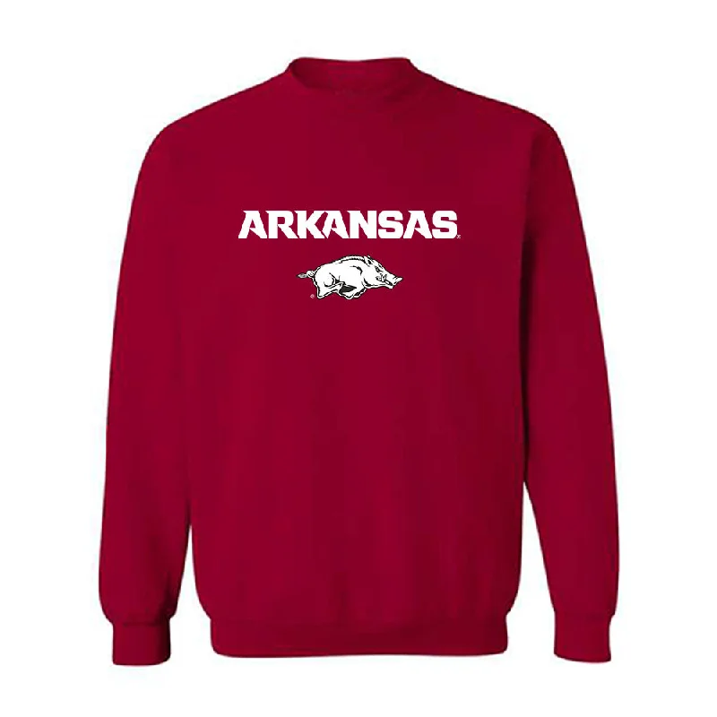 Arkansas - NCAA Women's Swimming & Diving : Isabella Cothern - Crewneck Sweatshirt Classic Shersey Hoodie with Hem Embroidery Detailed Premium