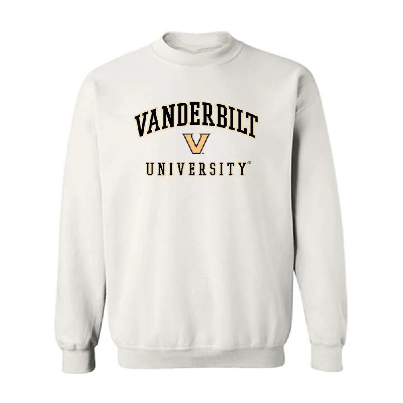 Vanderbilt - NCAA Women's Swimming & Diving : Ella Platek - Crewneck Sweatshirt Classic Shersey Hoodie with Stripes Bold Sporty