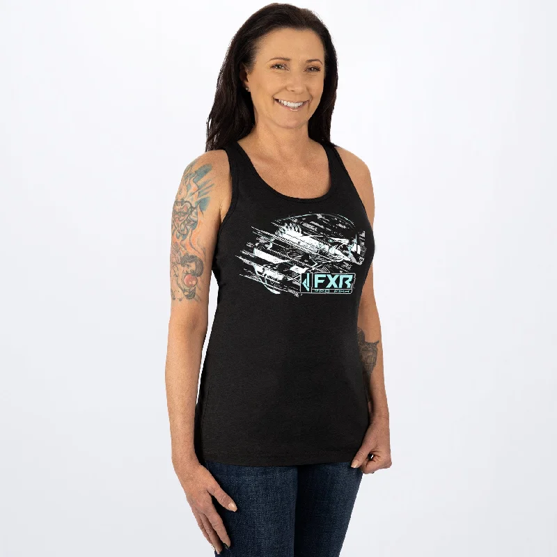 Women's Walleye Premium Tank scoop neck tank