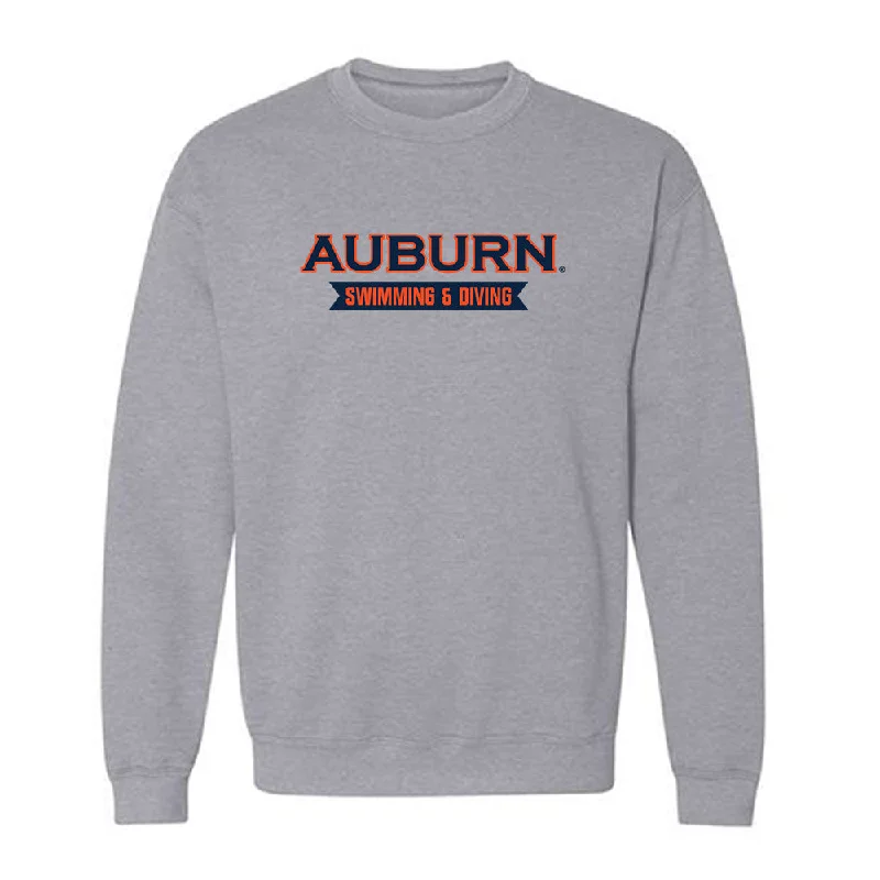 Auburn - NCAA Women's Swimming & Diving : Abby Gibbons - Crewneck Sweatshirt Generic Shersey Hoodie with High-Low Hem Asymmetrical Trendy