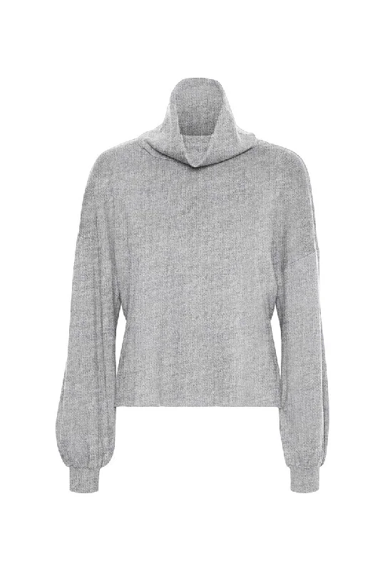 VERO MODA NANCY COWLNECK PULLOVER Notched Neck Pullover