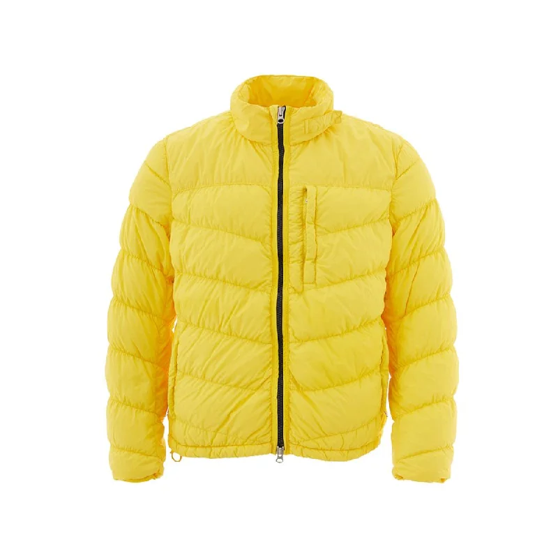 Mens Vibrant Yellow Outdoor Jacket Rayon Jacket Velvet Jacket Corduroy Jacket