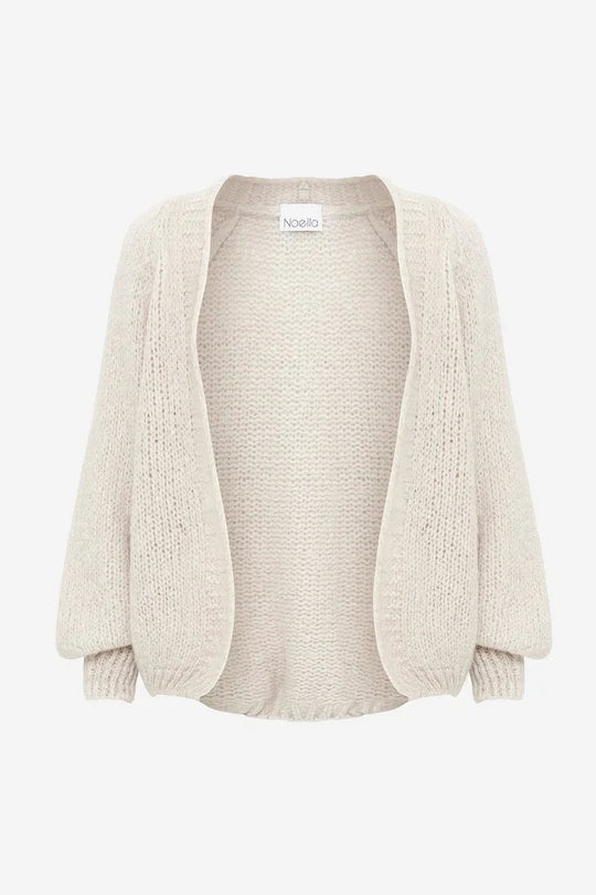 Noella Fora Knit Cardigan Sand Terry Terry Cloth Terry Knit