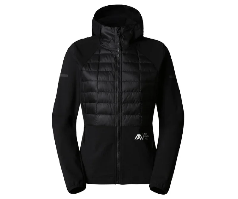 Womens The North Face Black Lab Hybrid Thermoball Hooded Jacket Front Pockets Side Pockets Patch Pockets