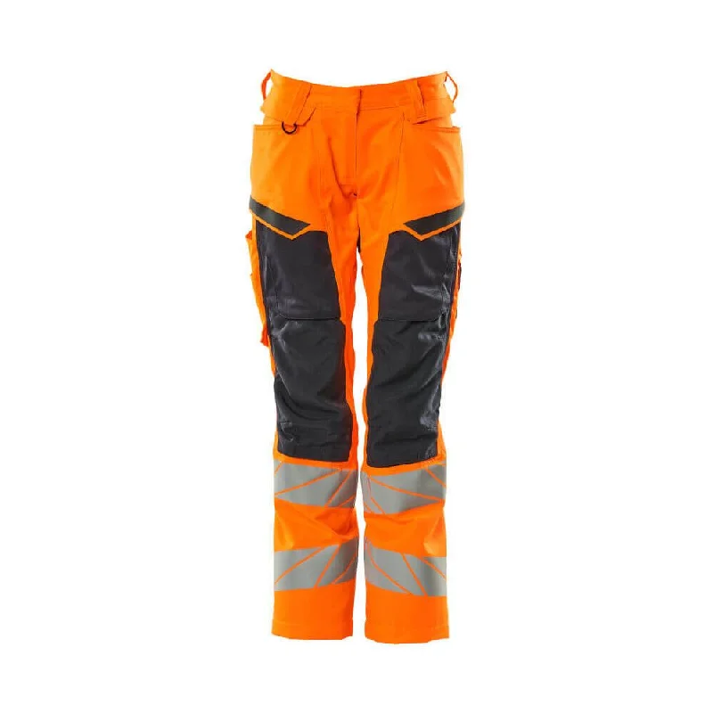 Mascot Hi-Vis Kneepad Trousers With Stretch 19578-236 - Womens, Accelerate Safe, Diamond Fit Trousers Timeless Classic