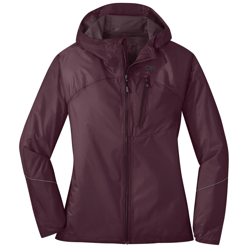 OUTDOOR RESEARCH WOMENS HELIUM RAIN JACKET Herringbone Jacket Checkered Jacket Solid Jacket