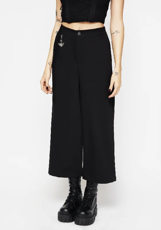 Eustacia Wide Leg Culotte Trousers Trousers versatile all-occasion