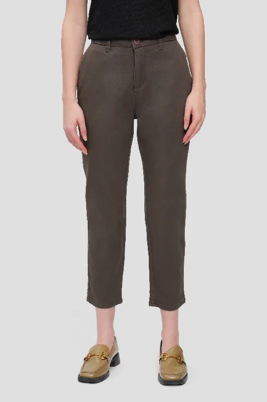 Slim Trousers With Belt Trousers Essential Wardrobe