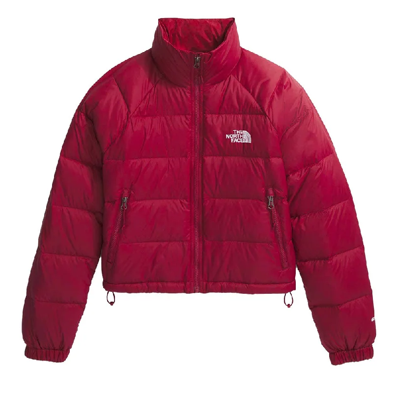 The North Face Women's Hydrenalite Short Down Puffer Jacket Welt Pockets Slit Pockets Flap Pockets