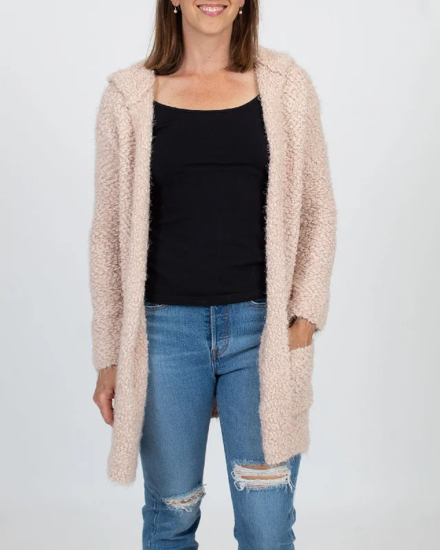 Boucle Long Cardigan Velvet Chenille Corduroy