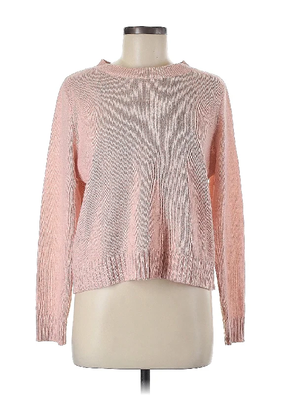 Pullover Sweater Ruffle Sleeve Feminine