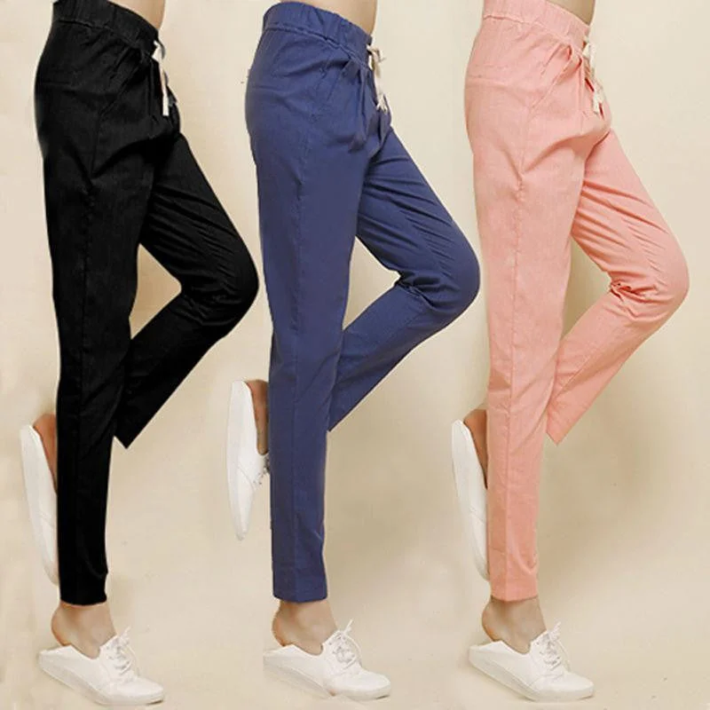 Trousers women harem pants large size pants female Trousers Brand Named