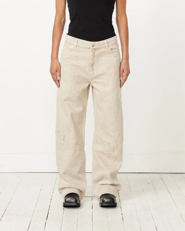 Beverly Trouser in Wood Ash Trousers Polka Dot Cute