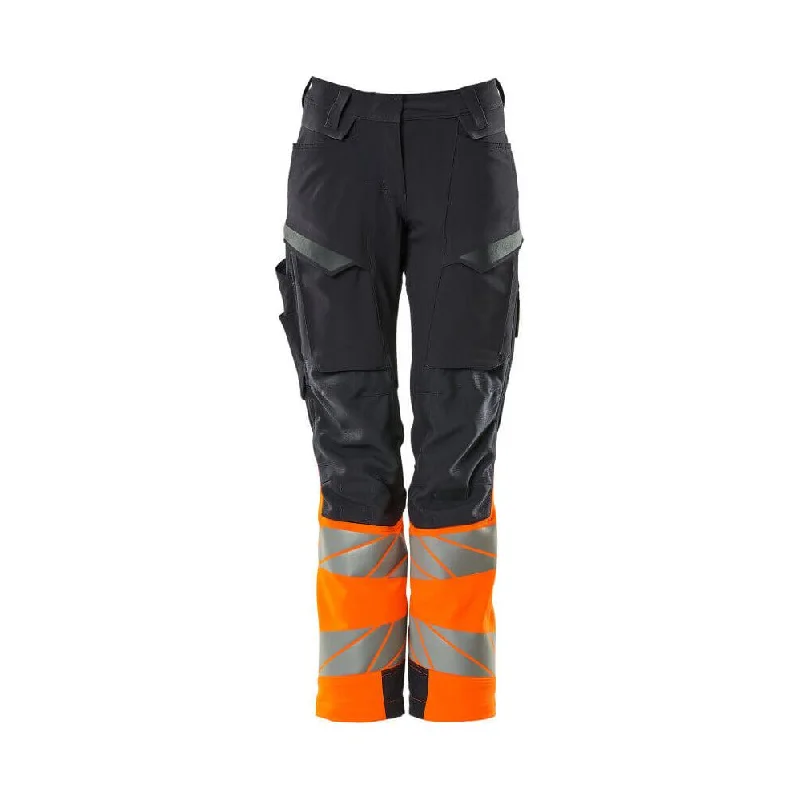 Mascot Hi-Vis Trousers Kneepad Stretch 19178-511 - Womens, Accelerate Safe, Diamond Fit Trousers Essential Wardrobe