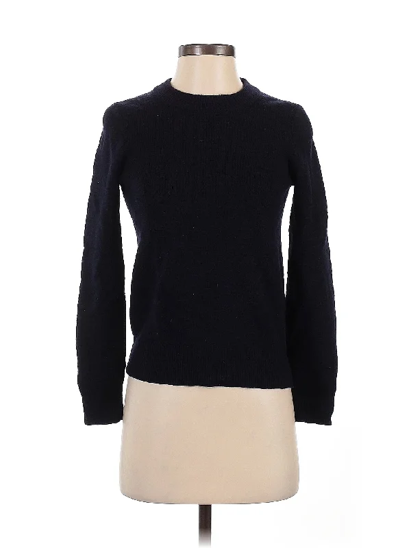 Wool Pullover Sweater Deep Neck Pullover