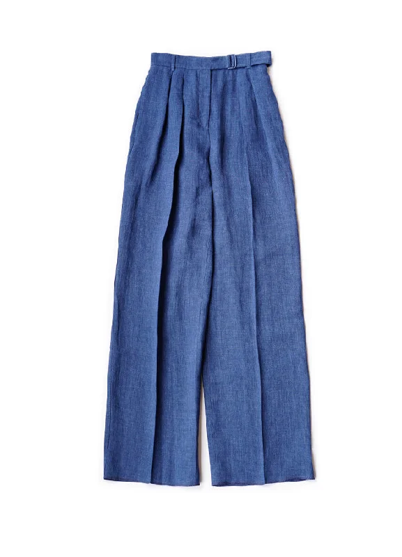 Max Mara Studio Pergola Linen Trousers Trousers Ceremony Elegant