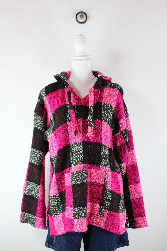 Vintage Pink Pullover (L) Angora Wool Cozy