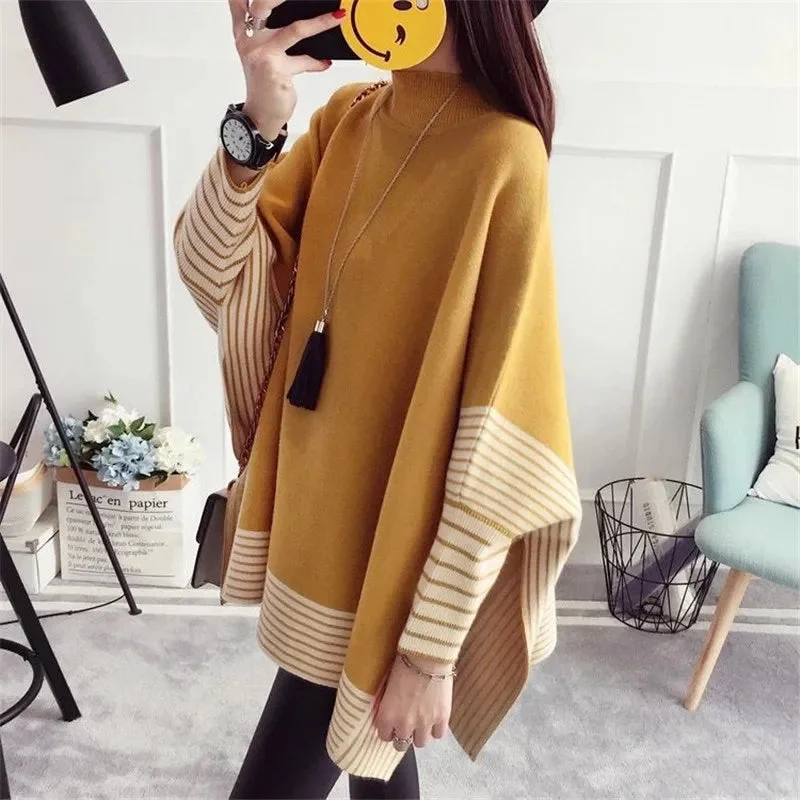 Women Pullover Female Sweater Fashion Peter Pan Collar