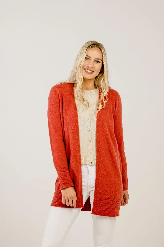 Relaxed Cashmere Cardigan Fitted Loose Oversized