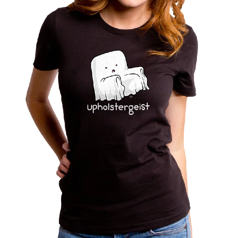 Upholstergeist Women's T-Shirt Graphic Embroidered Appliqued